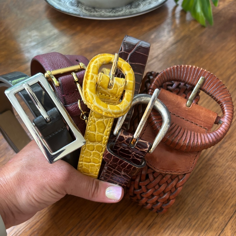 Bundle of women’s belts (Talbots, Ralph Lauren, Banana Republic)